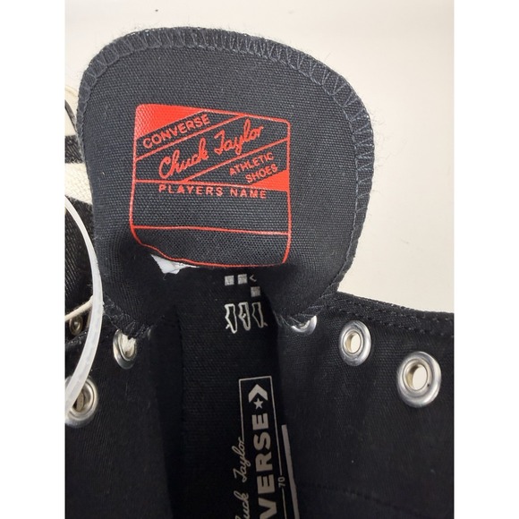 Converse Chuck 70 Taylor Denim Black High Top Sneakers 5M / 7W A11735C - Picture 10 of 11